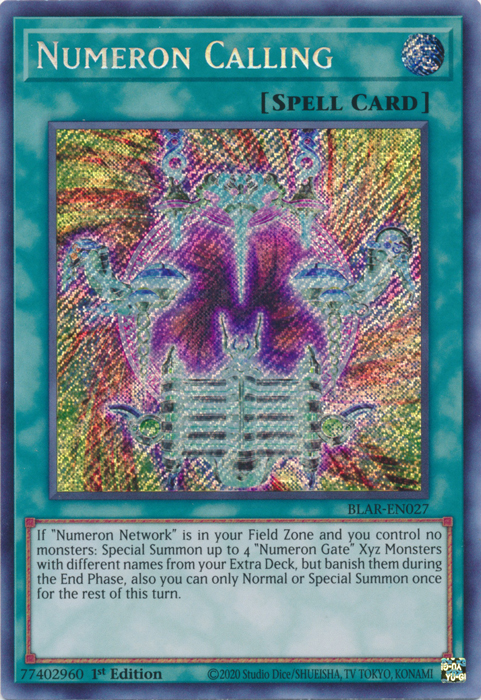 Appel de Numéron [BLAR-FR027] Secret Rare
