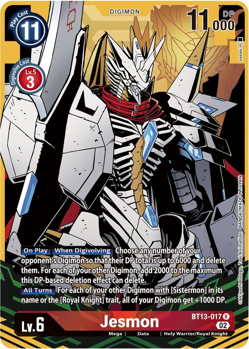 Jesmon [BT13-017] (Arte alternativo) [Versus Royal Knights Booster]