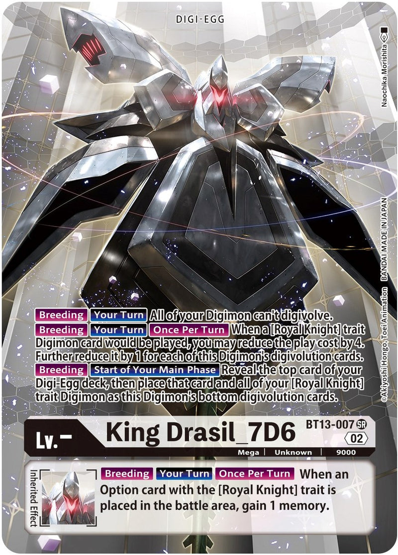 King Drasil_7D6 [BT13-007] (Arte Alternativo) [Booster Versus Royal Knights]