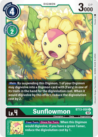 Sunflowmon [BT13-050] [Versión inglesa del "Booster Pack Versus Royal Knights"]