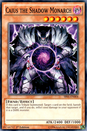 Caius el Monarca Oscuro [SR01-EN004] Común