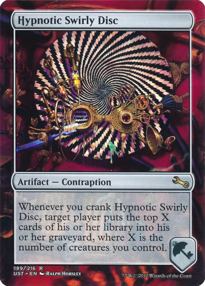 Disque tourbillonnant hypnotique [Instable]