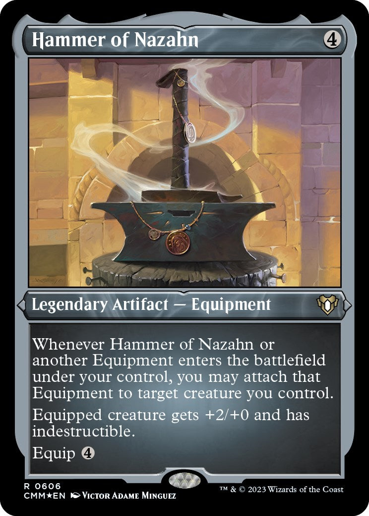Marteau de Nazahn (gravure à l'acide) [Commander Masters]