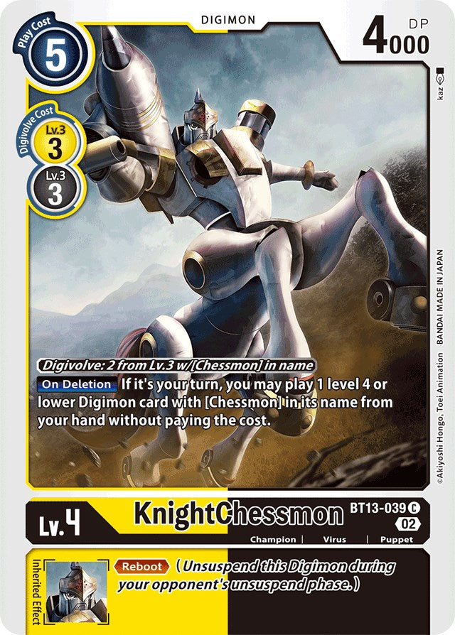 KnightChessmon [BT13-039] [Booster Versus Royal Knights]