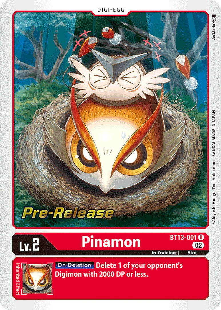Pinamon [BT13-001] [Cartas de Pre-lanzamiento del Booster Versus Royal Knights]