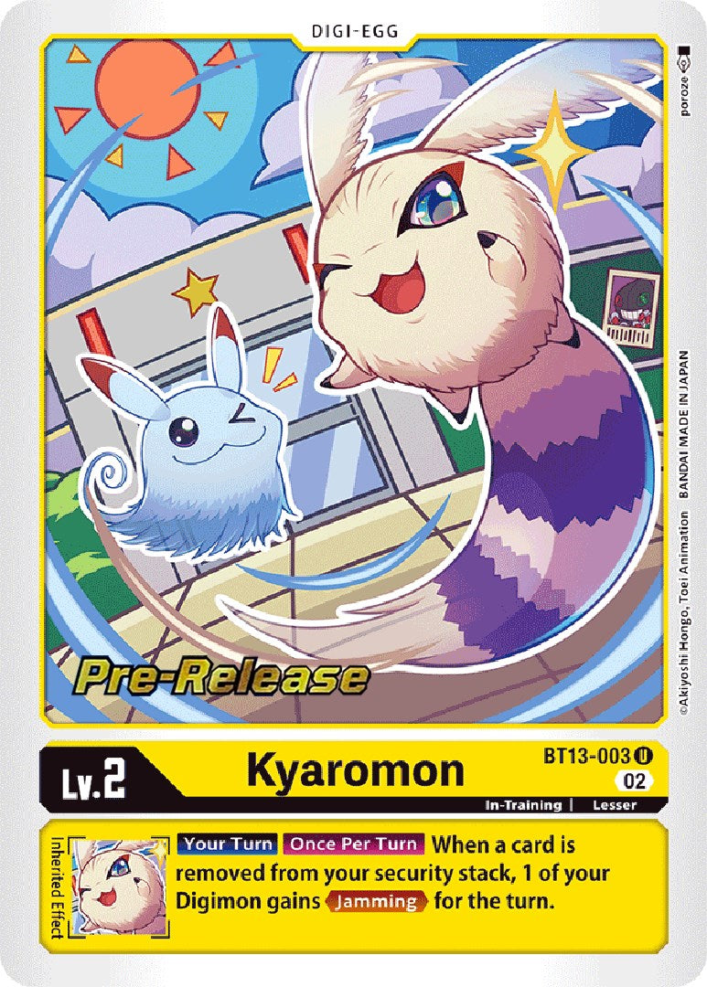 Kyaromon [BT13-003] [Cartas de Prerlanzamiento de Versus Royal Knights Booster]