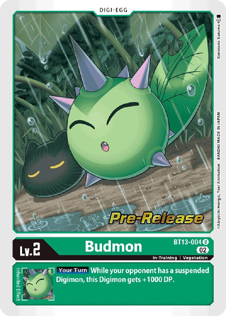 Budmon [BT13-004] [Cartas de Pre-lanzamiento del Booster Versus Royal Knights]