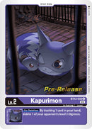 Kapurimon [BT13-006] [Cartas de Pre-lanzamiento del Booster Versus Royal Knights]