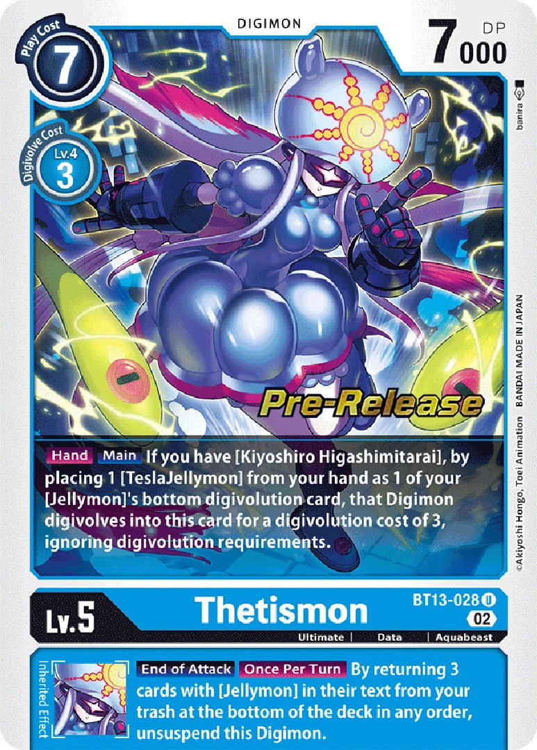 Thetismon [BT13-028] [Cartas de pre-lanzamiento del Booster Versus Royal Knights]