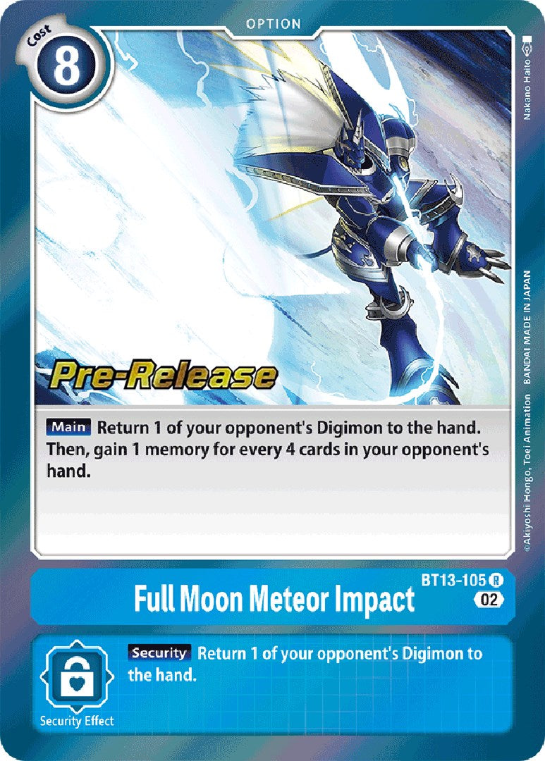 Impacto de meteorito de Luna Llena [BT13-105] [Cartas de Pre-lanzamiento del Booster Versus Royal Knights]