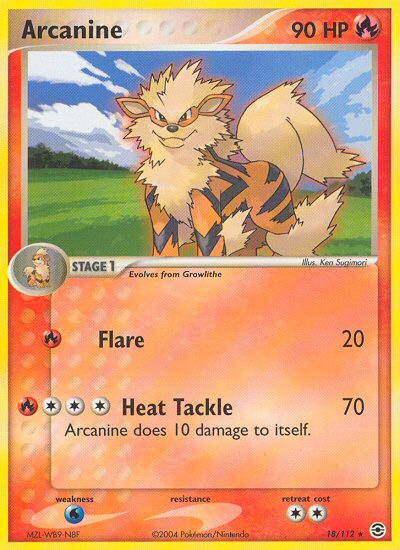 Arcanin (18/112) [EX: Rouge Feu & Vert Feuille]