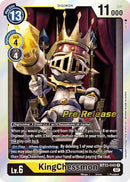 KingChessmon [BT13-045] [Cartas de Pre-lanzamiento del Booster Versus Royal Knights]