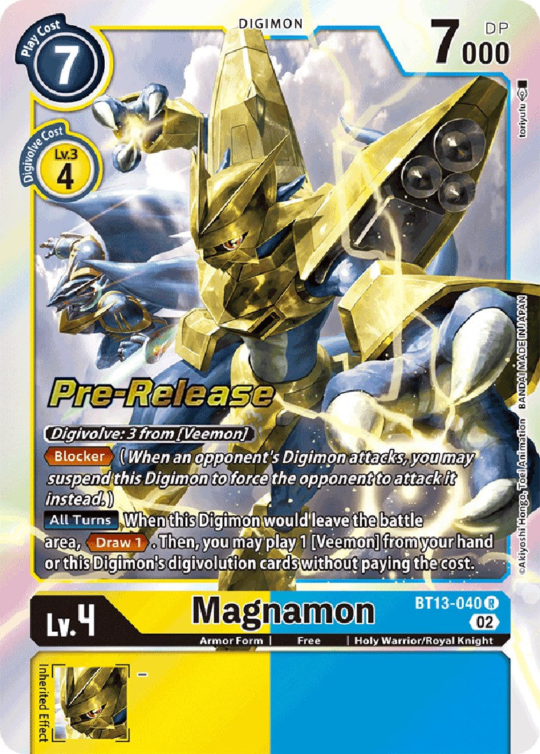 Magnamon [BT13-040] [Cartas de Pre-lanzamiento del Booster Versus Royal Knights]