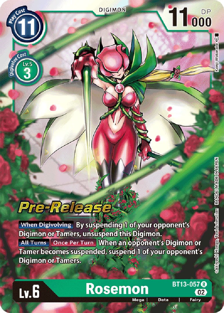 Rosemon [BT13-057] [Cartas de Prerlanzamiento del Booster Versus Royal Knights]