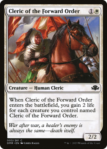Clériga de la Orden Avanzada [Dominaria Remastered]