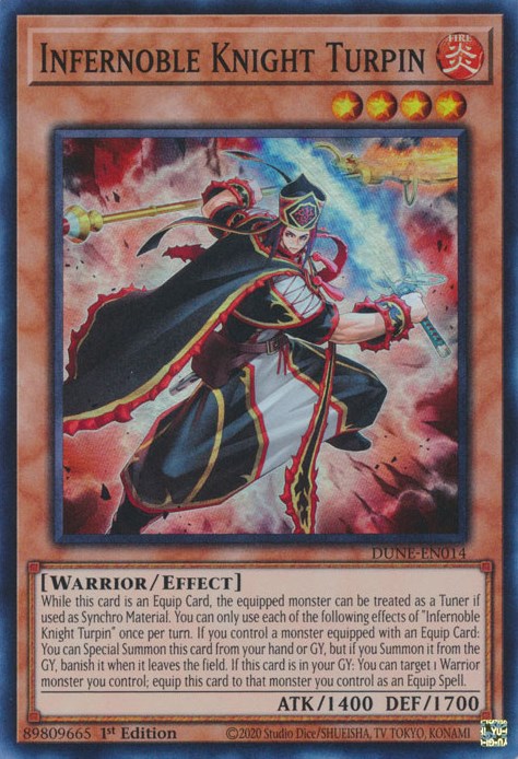 Chevalier Noble Infernal Turpin [DUNE-FR014] Super Rare