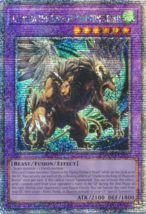 Chimère, Roi des Bêtes Fantômes [DUNE-FR033] Quarter Century Secret Rare
