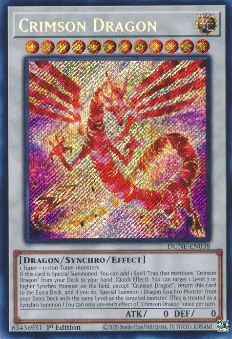 Dragon cramoisi [DUNE-FR038] Secrète Rare