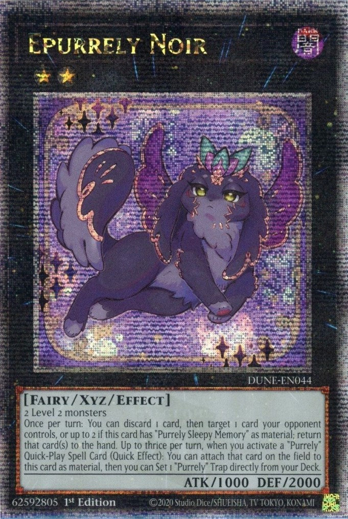 Epurrely Noir [DUNE-FR044] Quarter Century Secret Rare