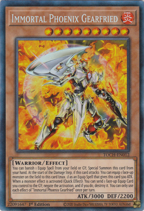 Phénix Immortel Gearfried [TOCH-EN012] Collector's Rare