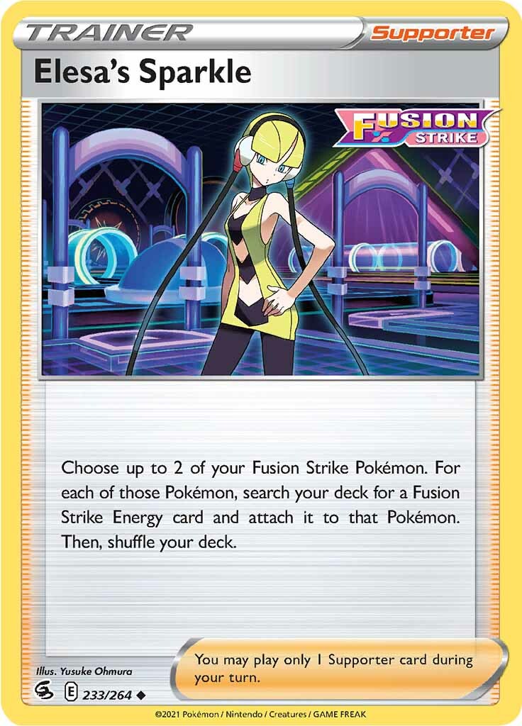 Chispa de Elesa (233/264) [Espada y Escudo: Golpe Fusión]