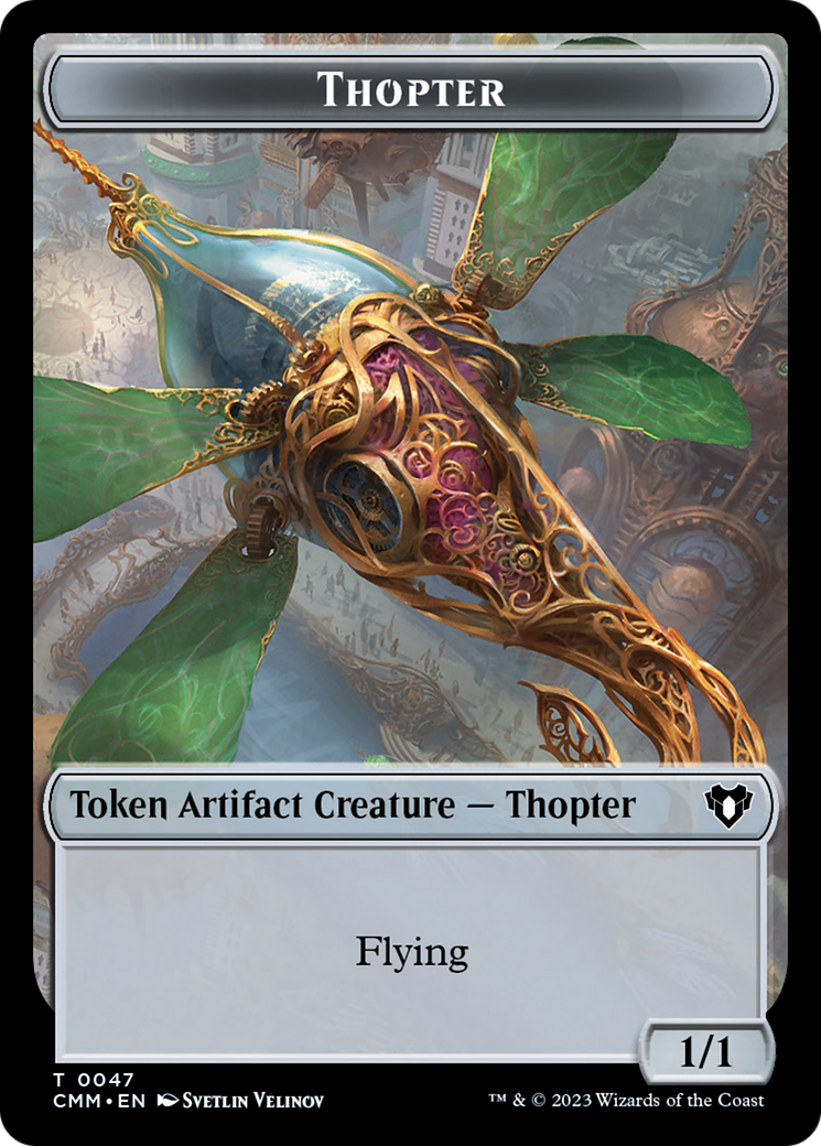 Jeton Thopter [Jetons Commander Masters]
