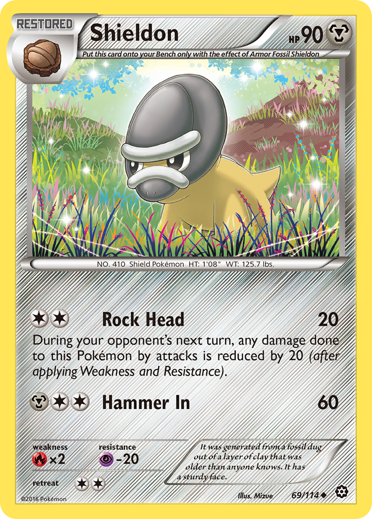 Shieldon (69/114) [XY : Assaut des turbos]