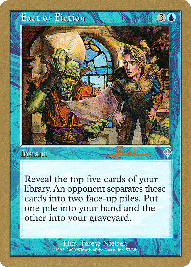 Réalité ou fiction (Antoine Ruel) [Decks des Championnats du Monde 2001]