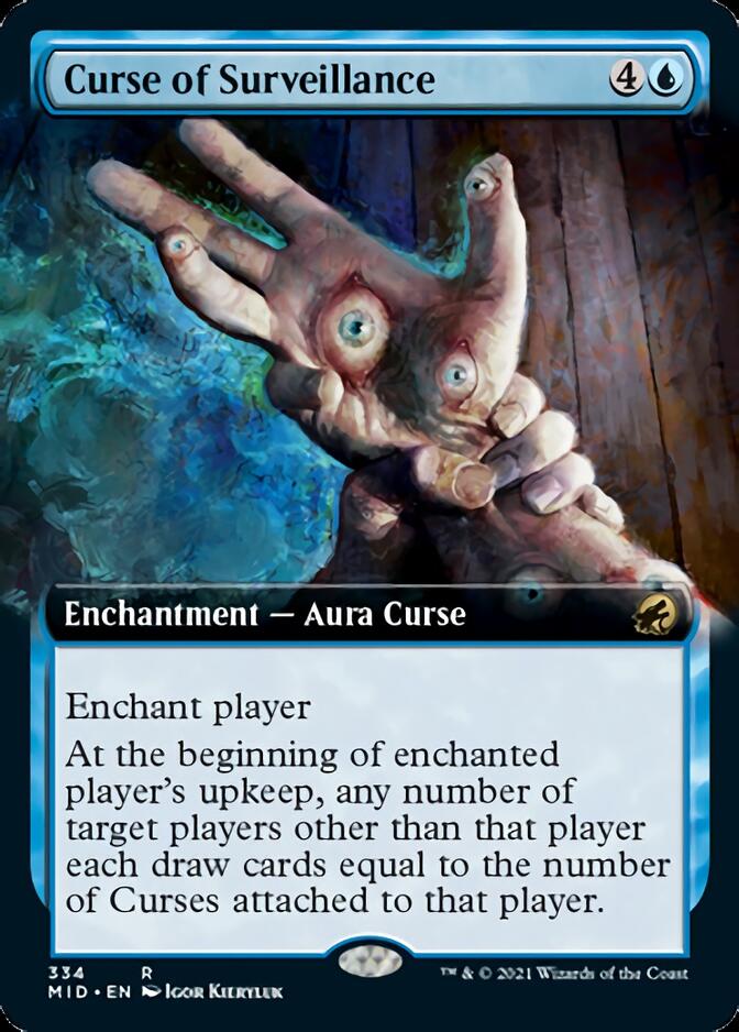Malédiction de surveillance (Extended Art) [Innistrad: Chasse de minuit]