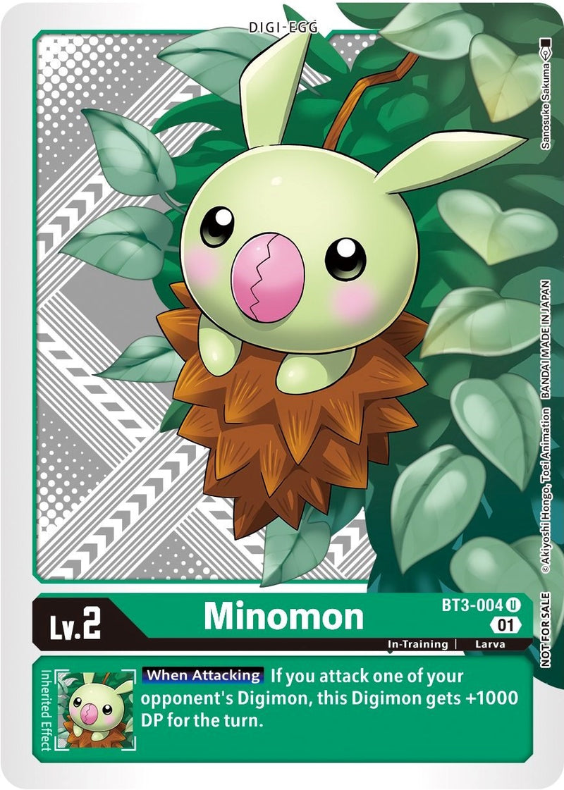 Minomon [BT3-004] (Winner Pack Xros Encounter) [Promociones del Booster Especial de Lanzamiento]