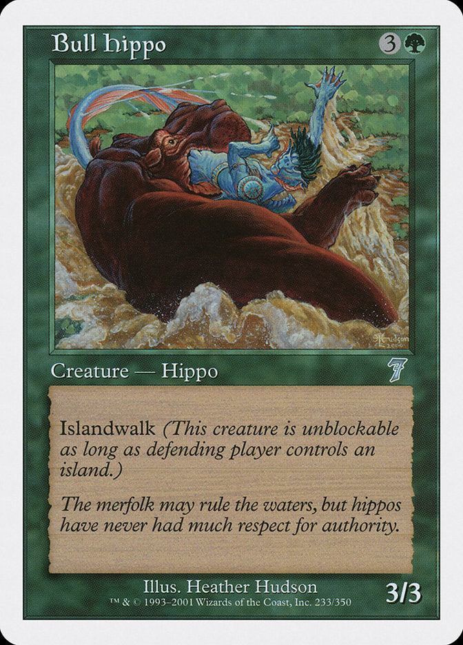Hippopotame taureau [Septième édition]