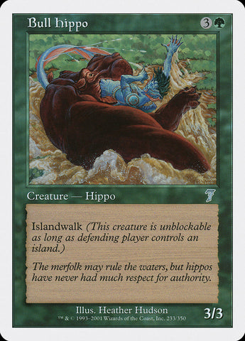 Hippopotame taureau [Septième édition]