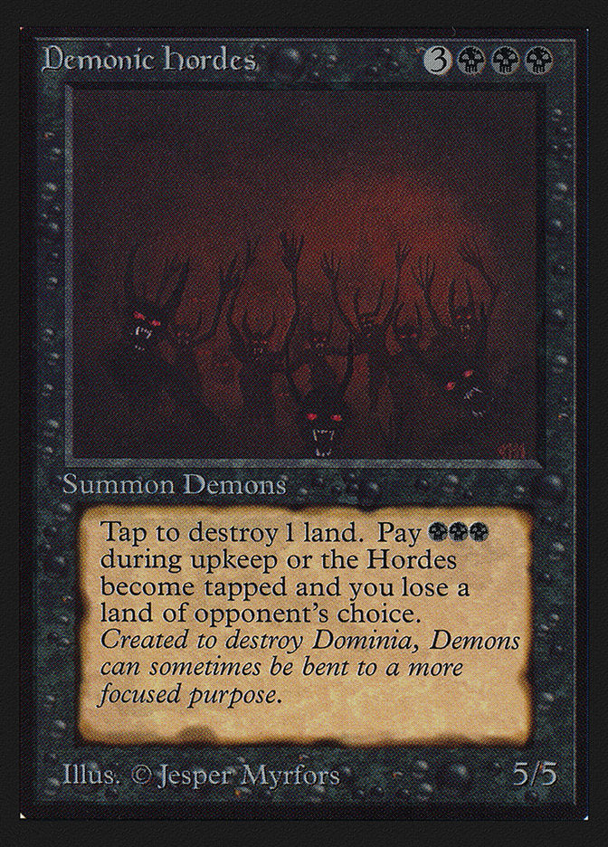 Hordas demoníacas [Edición internacional para coleccionistas]