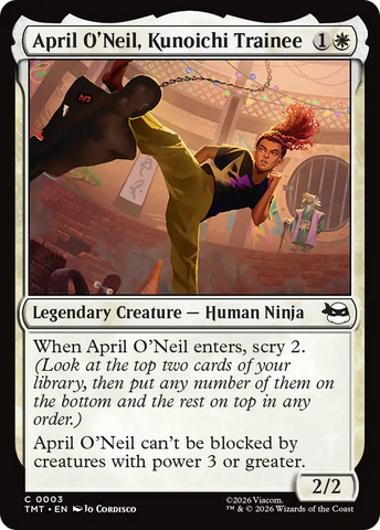 April O'Neil, Kunoichi en entrenamiento [Las Tortugas Ninja]