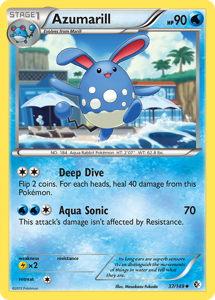 Azumarill (37/149) [Noir & Blanc : Frontières Franchies]