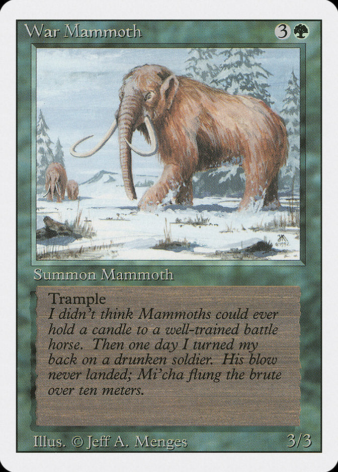 Mammouth de guerre [Édition révisée]