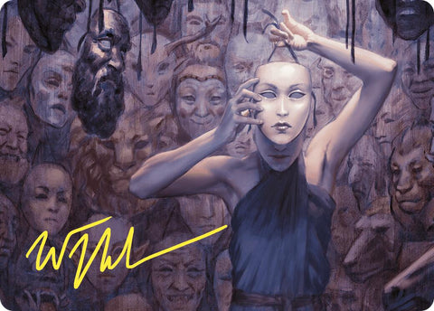 Carte artistique Double Illusoire (Signature estampillée or) [Série artistique Commander Masters]