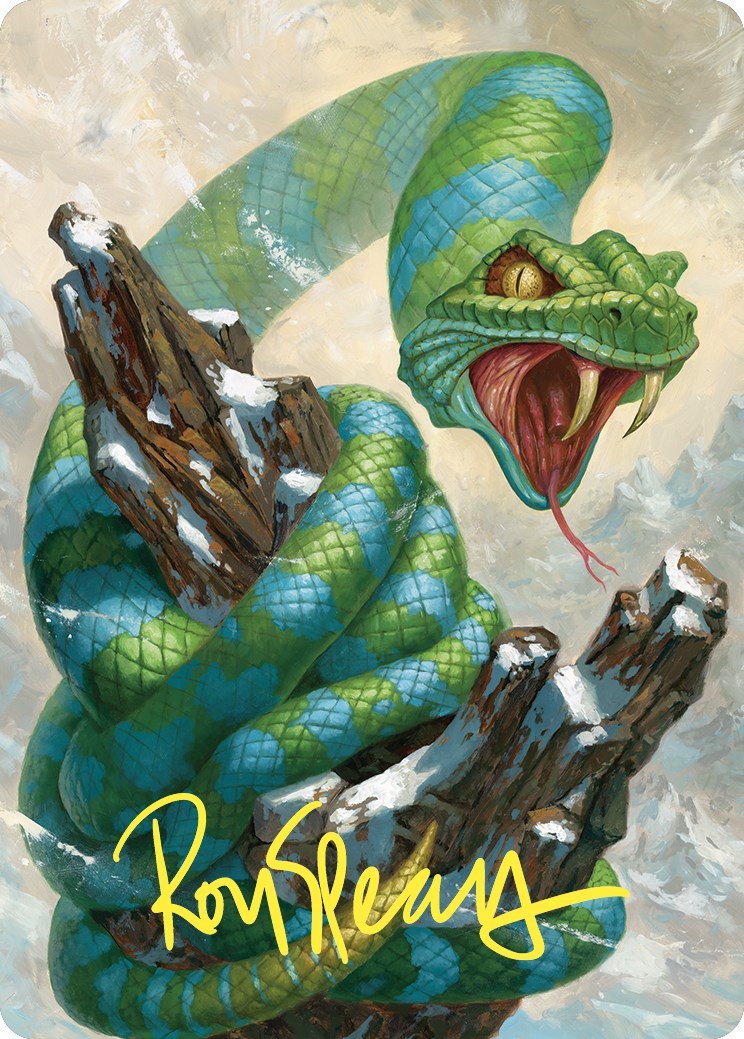Carte artistique Ohran Crocgivre (Signature estampillée or) [Série artistique Commander Masters]