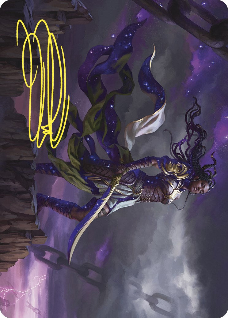 Anikthea, main d'Erebos (carte artistique, signature estampillée or) [Commander Masters Art Series]