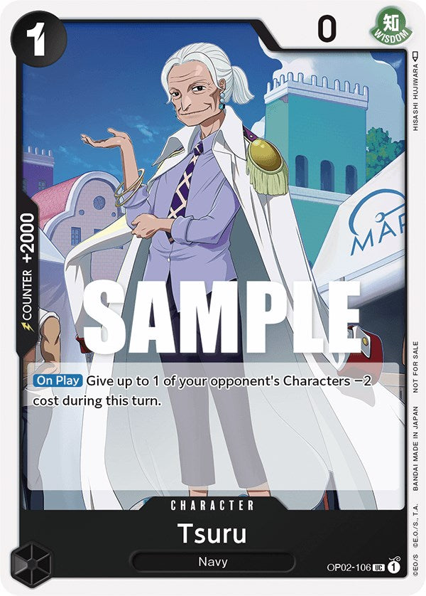 Tsuru (Paquete de evento vol. 2) [Cartas promocionales de One Piece]