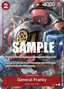General Franky (Paquete de evento Vol. 2) [Cartas promocionales de One Piece]