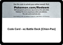 Image for Code Card - ex Battle Deck [Chien-Pao] (MCAP) - Pokemon