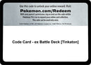 Image for Code Card - ex Battle Deck [Tinkaton] (MCAP) - Pokemon