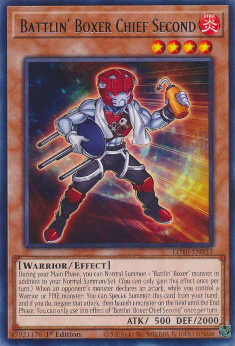 Boxeur Indomptable Chef de Combat [LD10-FR033] Rare