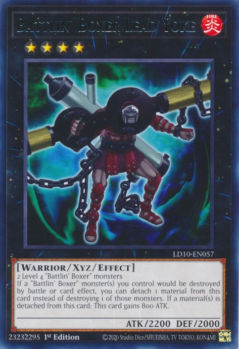 Boxeador Batallador Plomo Horquilla [LD10-ES057] Rara