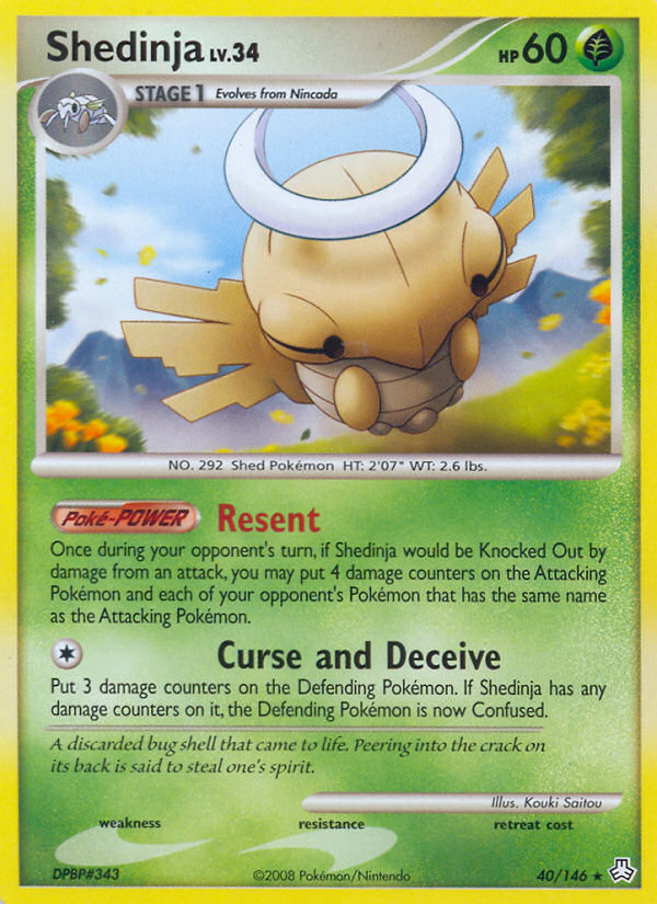 Shedinja (40/146) [Diamant & Perle : Éveil des Légendes]
