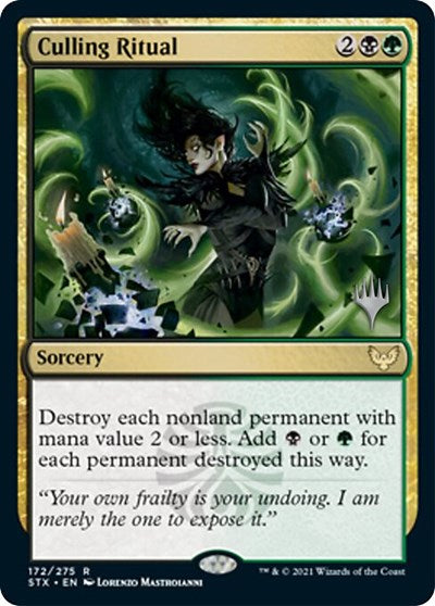 Rituel d'abattage (Promo Pack) [Strixhaven: l'académie des mages - Promos]
