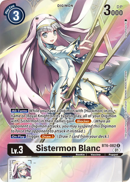 Sistermon Blanc [BT6-082] (Arte Alternativo) [Doble Diamante]