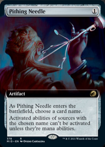 Aguja punzante (Arte extendido) [Innistrad: Cacería de Medianoche]