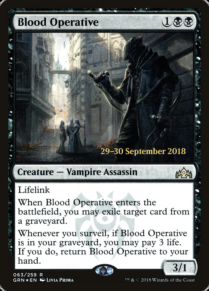 Opératrice sanguine [Prerelease Promos Guilds of Ravnica]